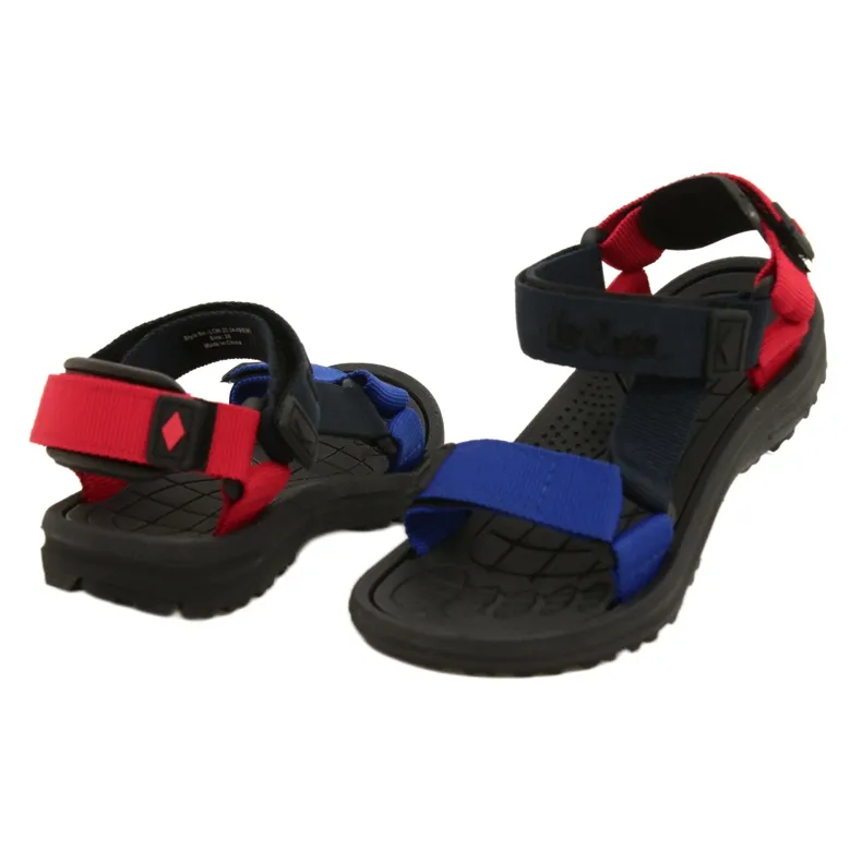 Sandals shoes for a boy foam insert Lee Cooper LCW-22-34-0952K black