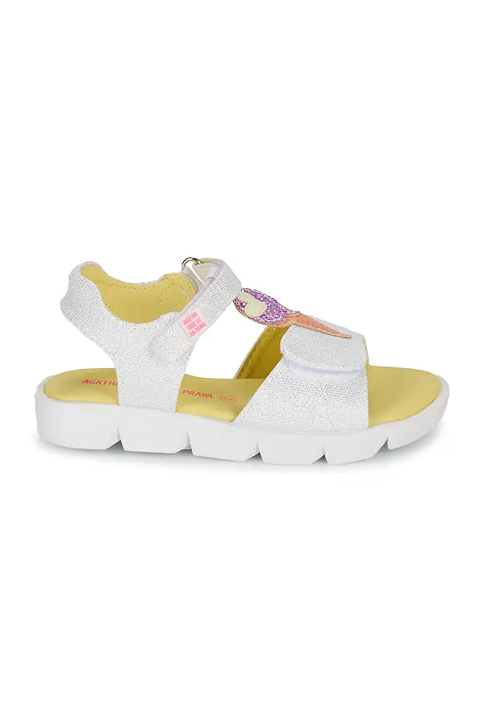 Shimmery Ice Cream Sandals