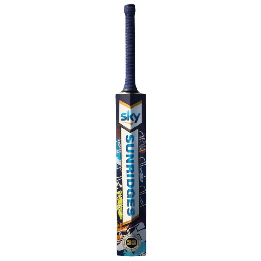 SS Sky Blue English Willow Cricket Bat (SH)