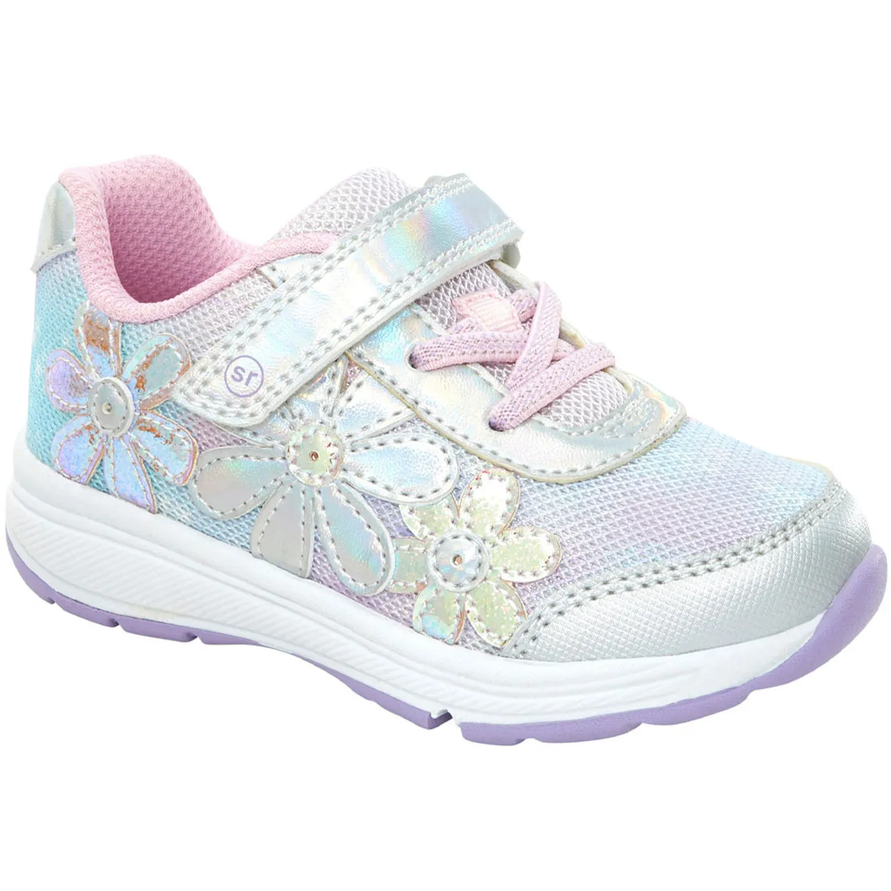  Stride Rite Big Kids Light-up Glimmer Sneaker - Iridescent