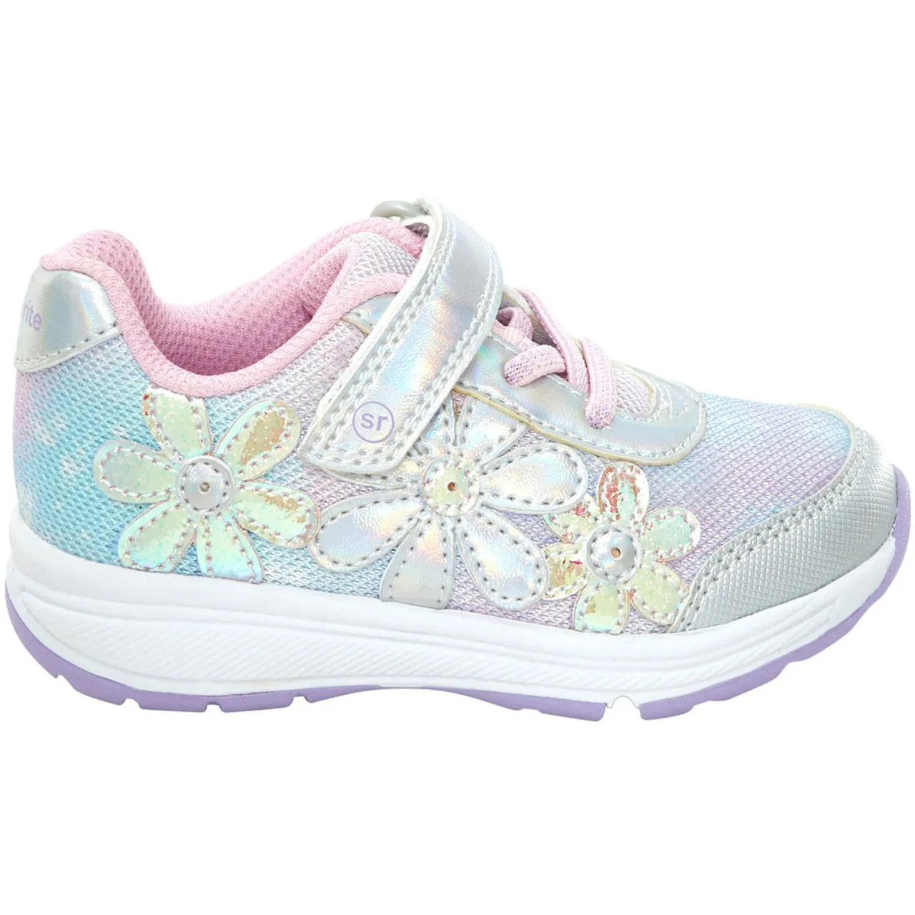  Stride Rite Big Kids Light-up Glimmer Sneaker - Iridescent