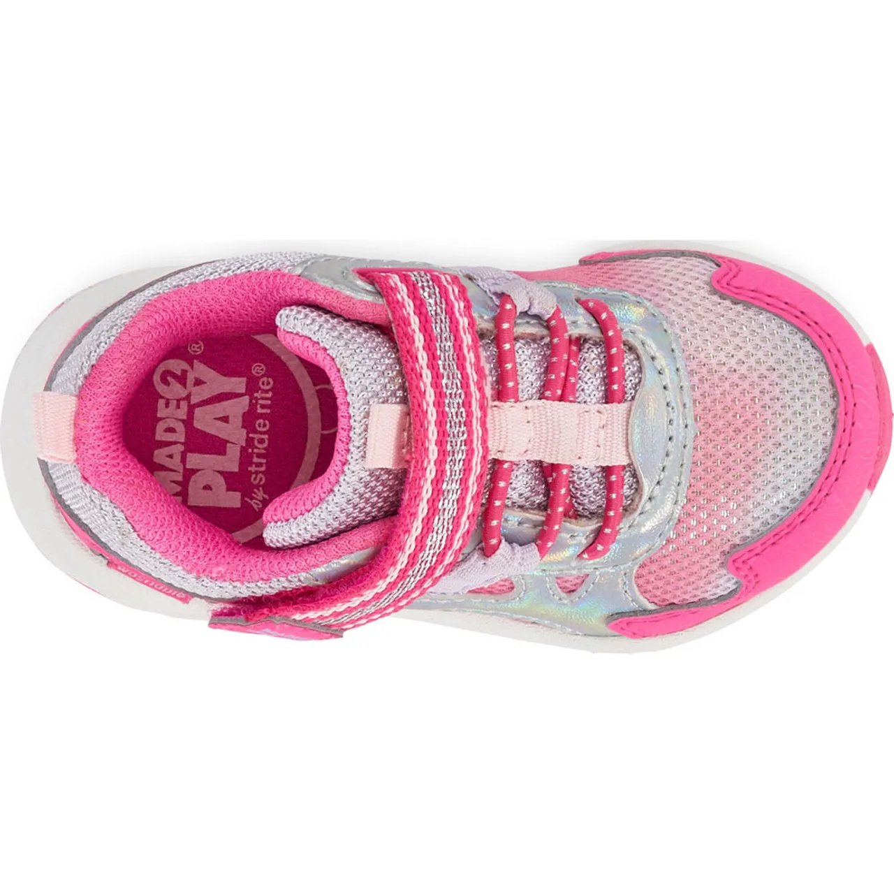 Stride Rite Big Kids Made2play Player Sneaker - Pink Multi