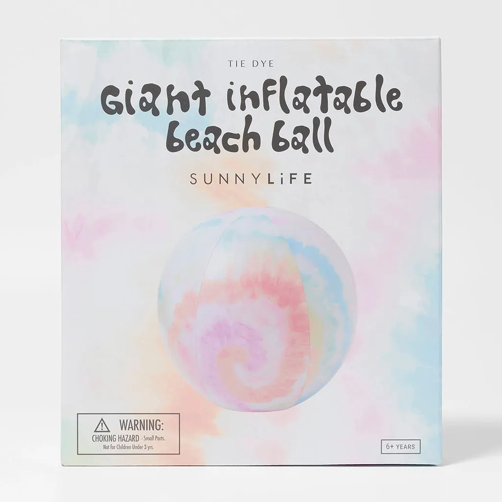 Sunnylife Giant Inflatable Beach Ball Tie Dye Multi