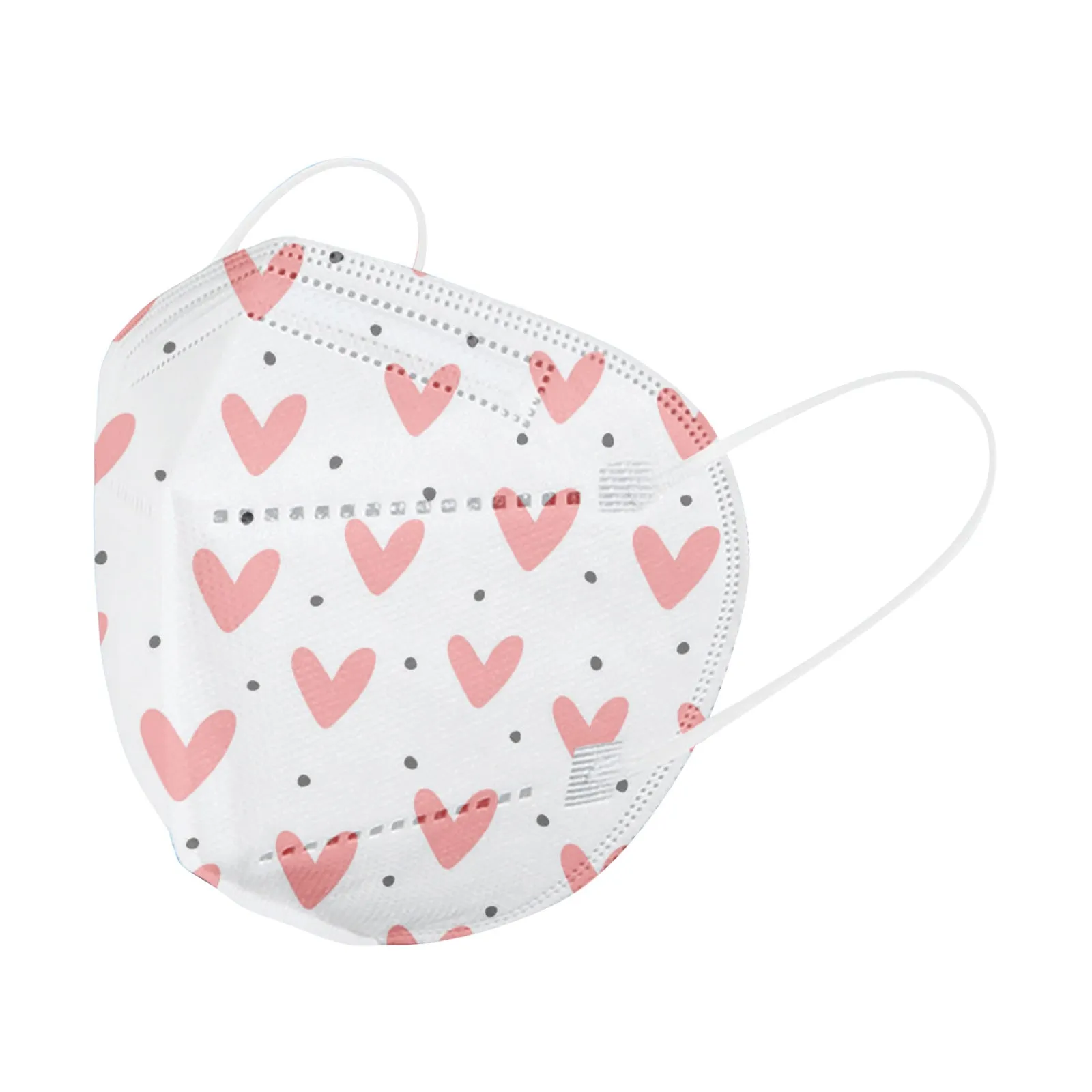 Valentines Disposable Face Masks - 10 PACK