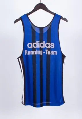 Vintage 90s Adidas Jersey Vest Running Team | Retro Clothing UK