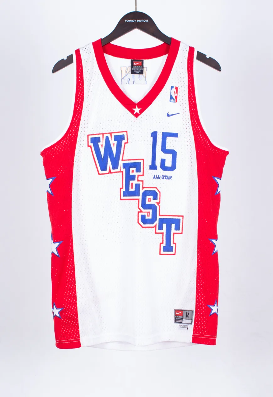 Vintage Nike Basketball NBA Jersey All Star West | Vintage Clothing Shop