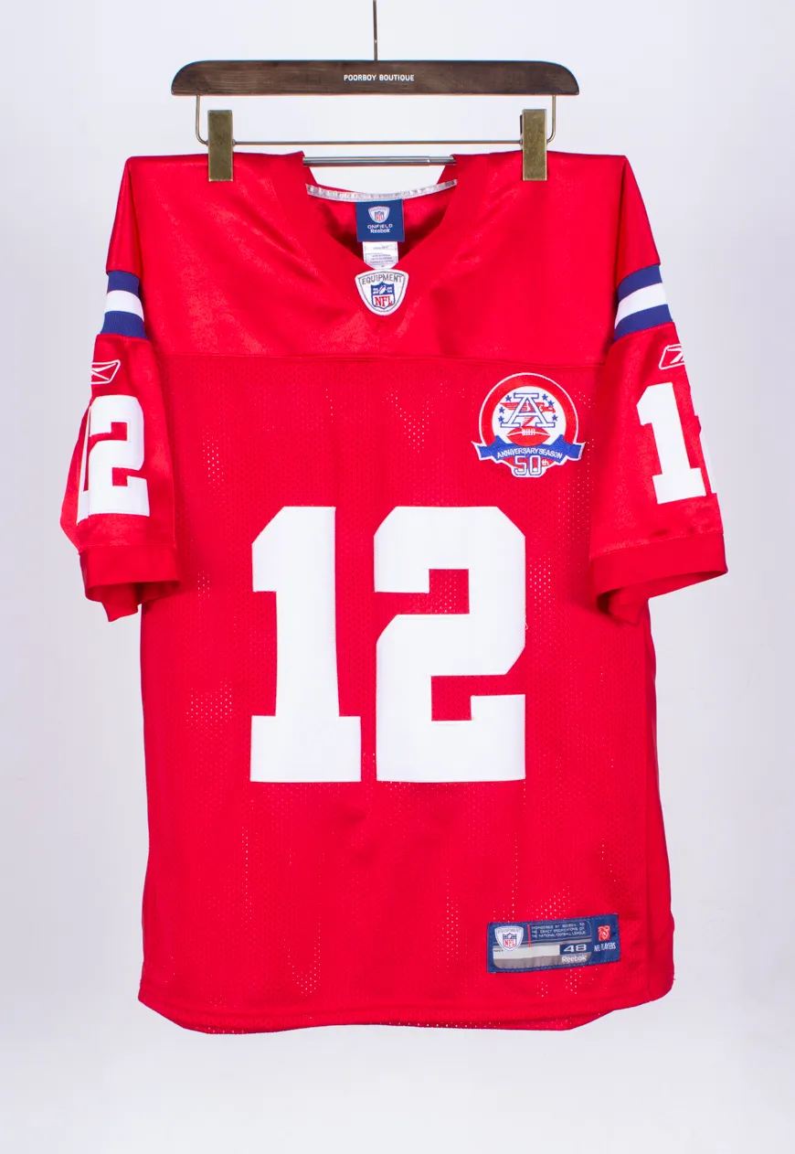 Vintage Reebok NFL Patriots 50th Anniversary Jersey | Vintage Clothing