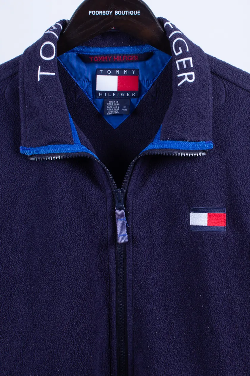 Vintage Tommy Hilfiger Zip Up Fleece | Retro Clothing UK