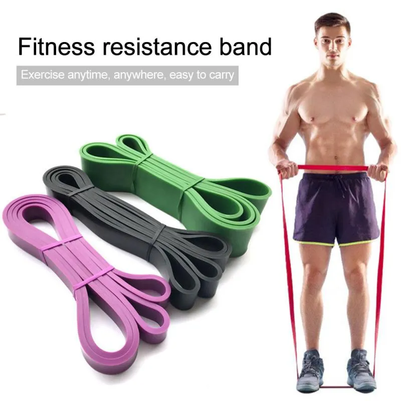 Yoga Fitness Pull Ring Training Resistance Band Elastic Strength Training Band Lightweight Portable Bands (random Colors)